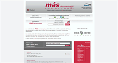 Desktop Screenshot of masdermatologia.com