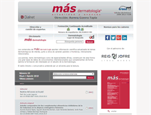 Tablet Screenshot of masdermatologia.com
